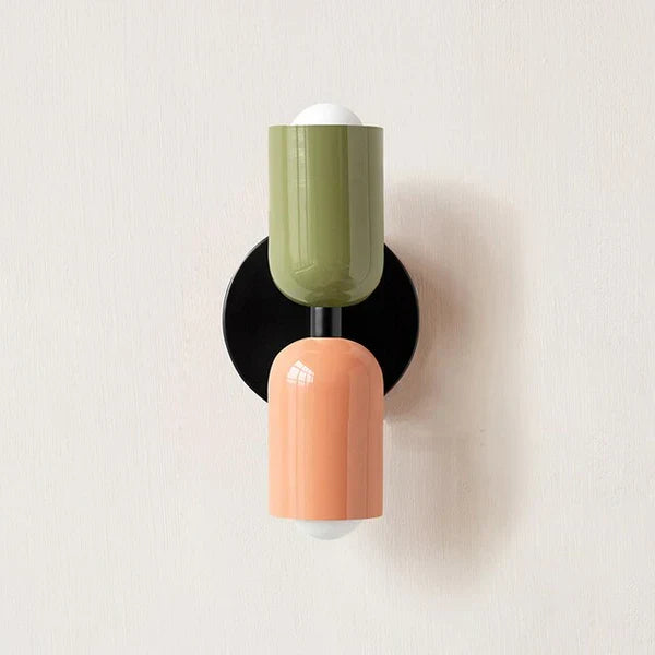 Minimalist wall fixture showcasing dual illumination for home decor