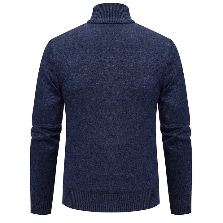 Douglas Men's Full-Zip Cardigan Sweater back view