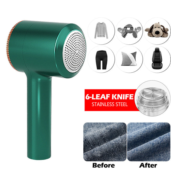 Rechargeable fabric pill remover with safety protective cover