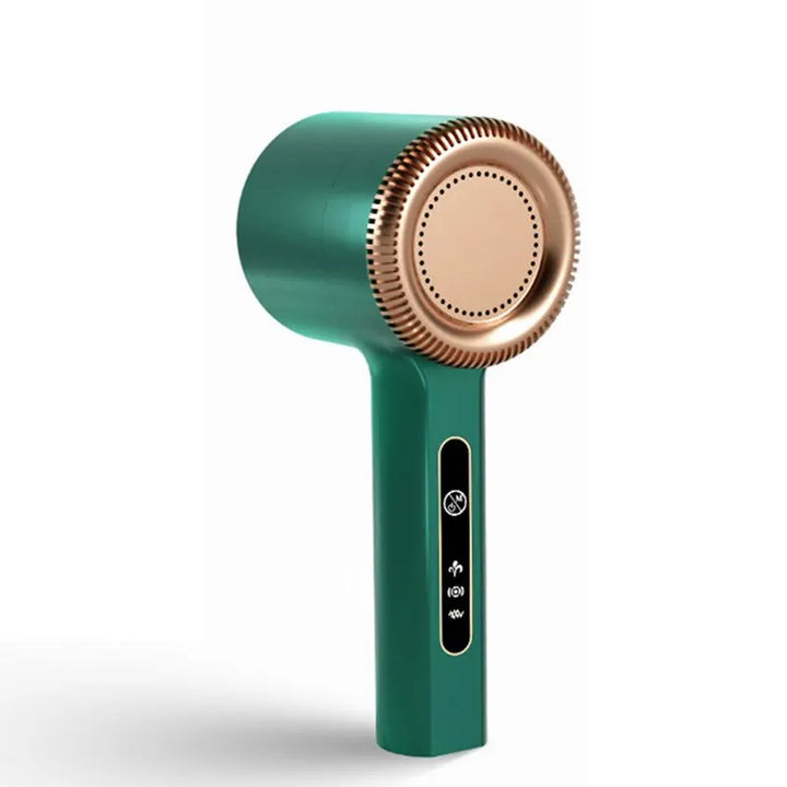 Portable clothes shaver efficiently cleaning dark wool trousers