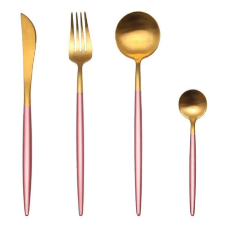 High-end flatware set enhancing home decor and table settings