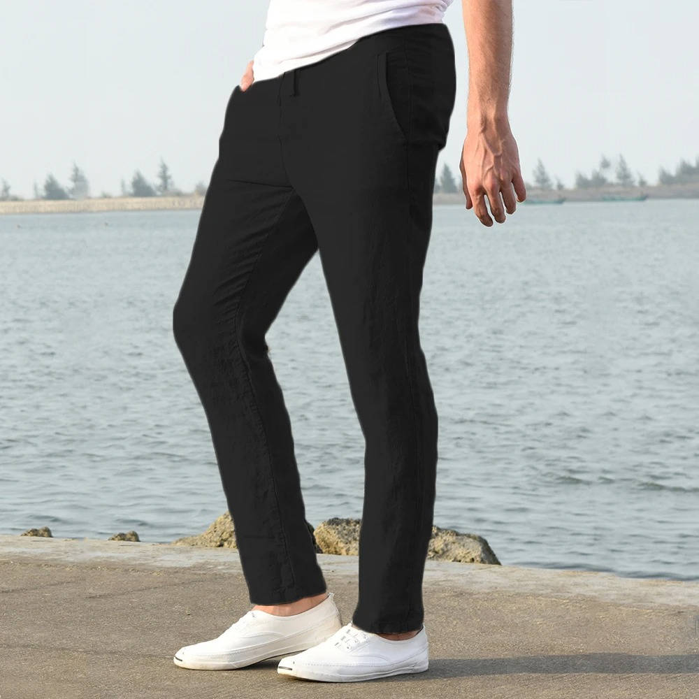 Breathable lightweight pants ideal for daily casual styling