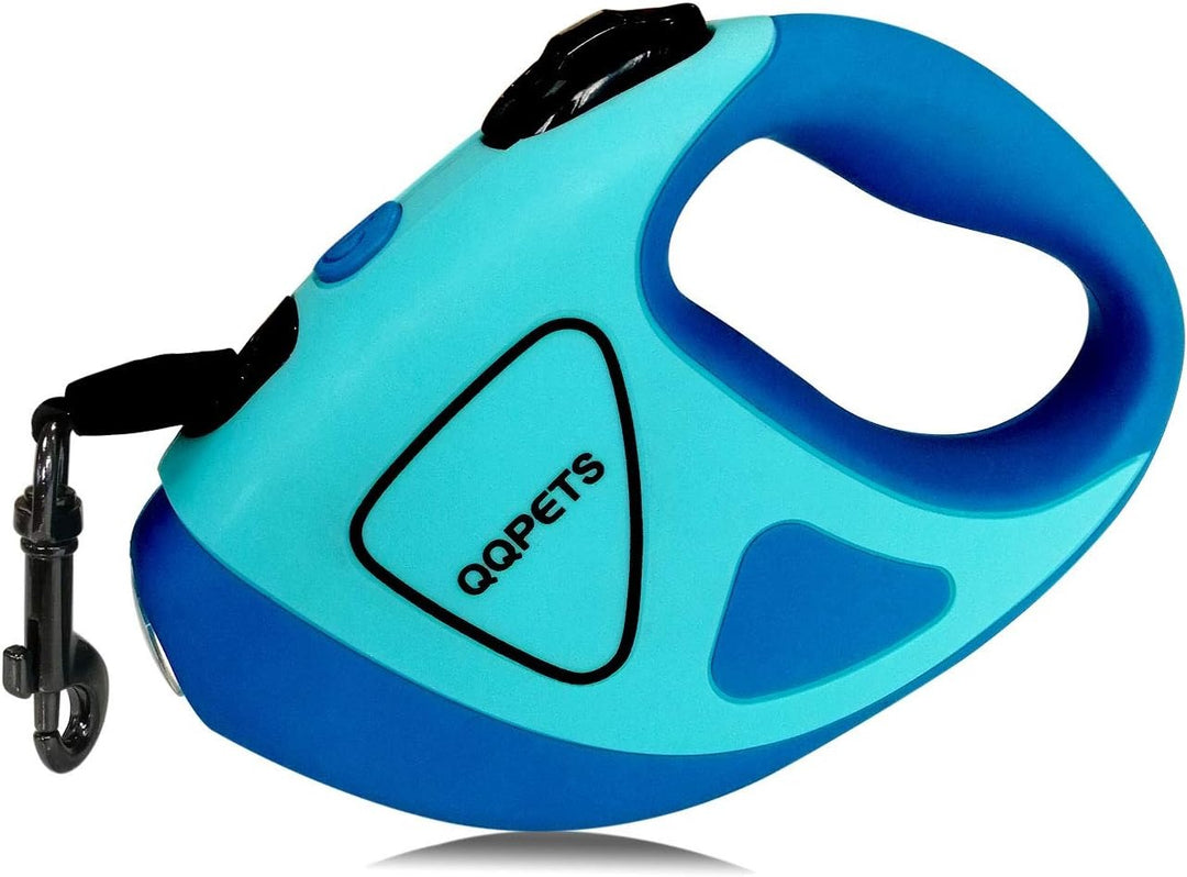Dematting and night walking pet supply LED leash in action