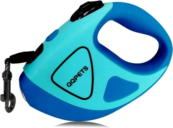 Dematting and night walking pet supply LED leash in action