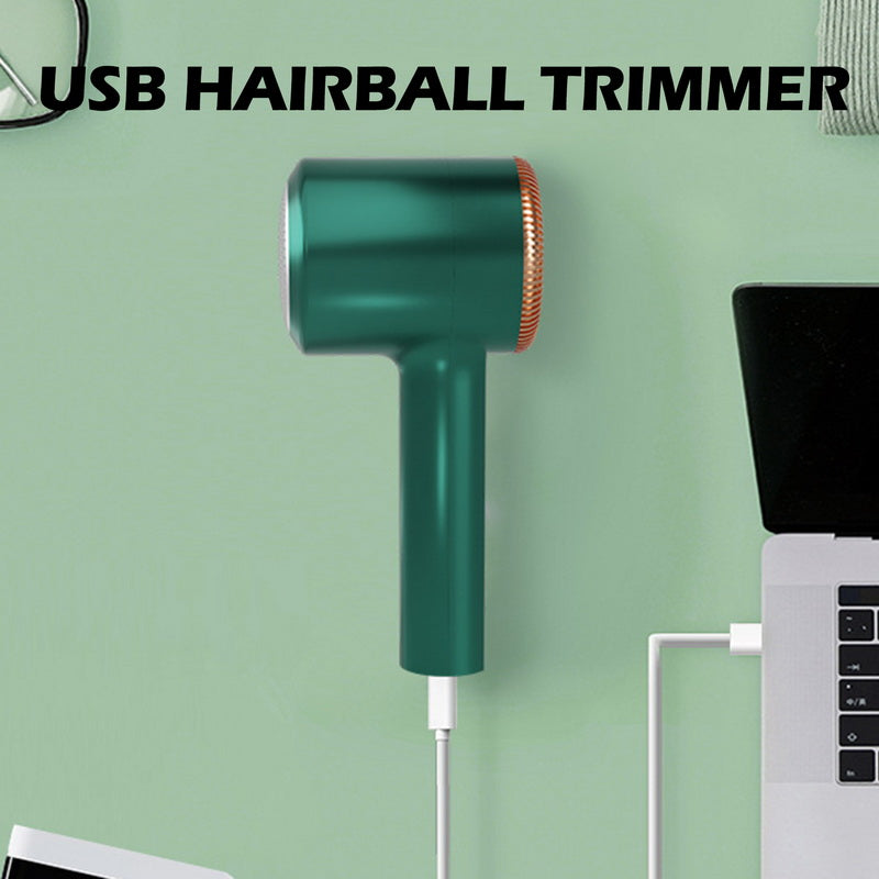 Compact clothes shaver removing bobbles from cotton fabric