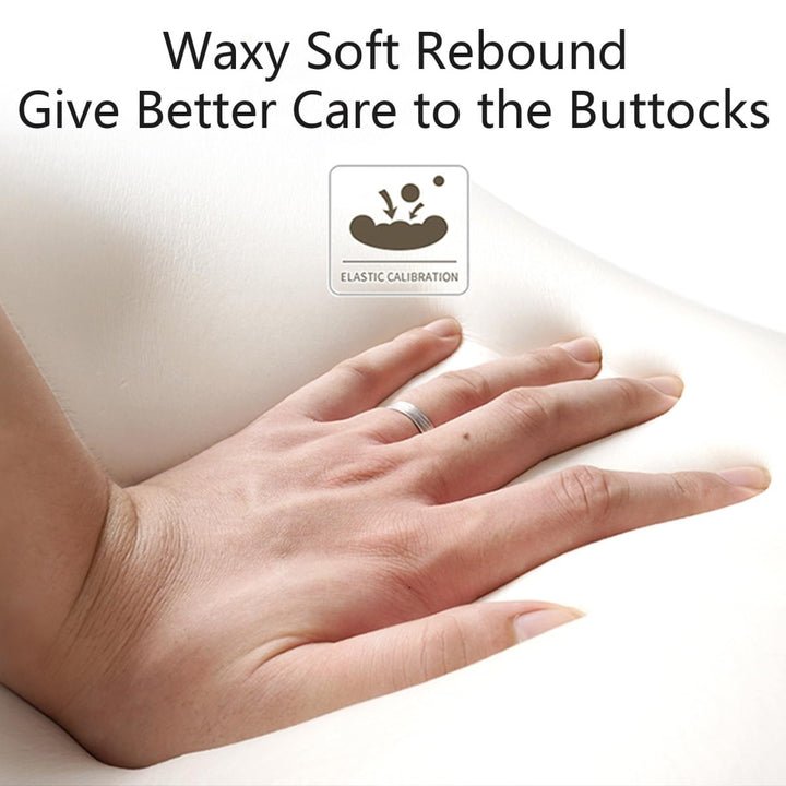 Underside of the non-slip car seat cushion highlighting secure grip for auto interior accessories