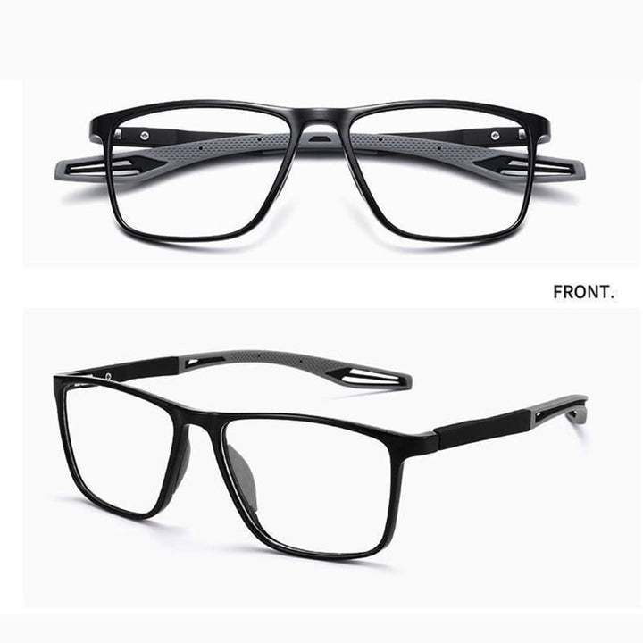 Unisex progressive anti-blue light glasses for clear vision at all distances