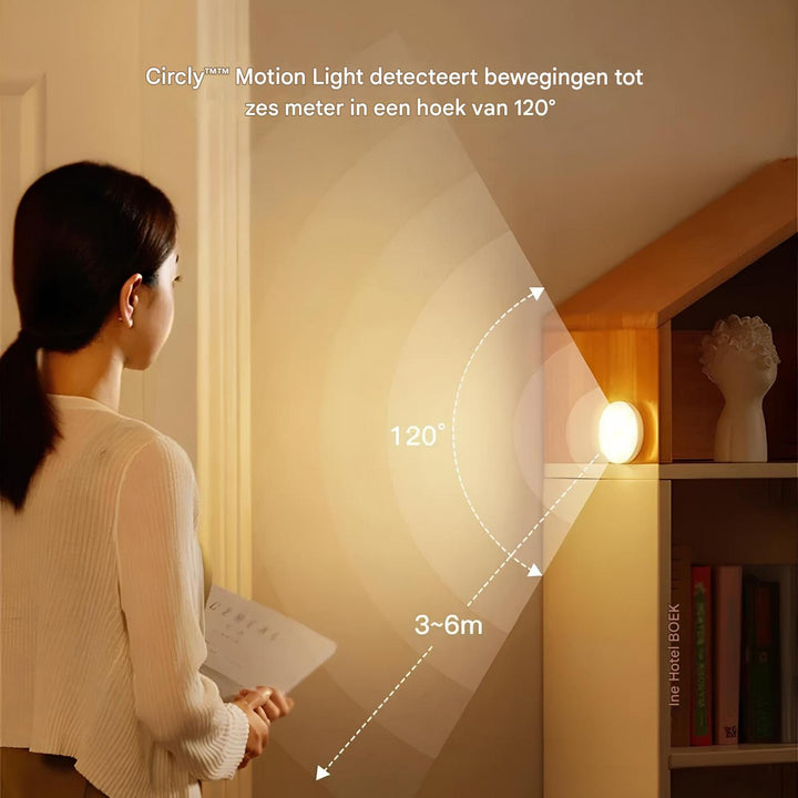 Wireless motion sensor LED light mounted under kitchen cabinet for task lighting