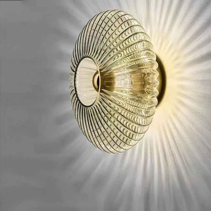 Creative nordic lighting fixture installed in a modern hallway decor
