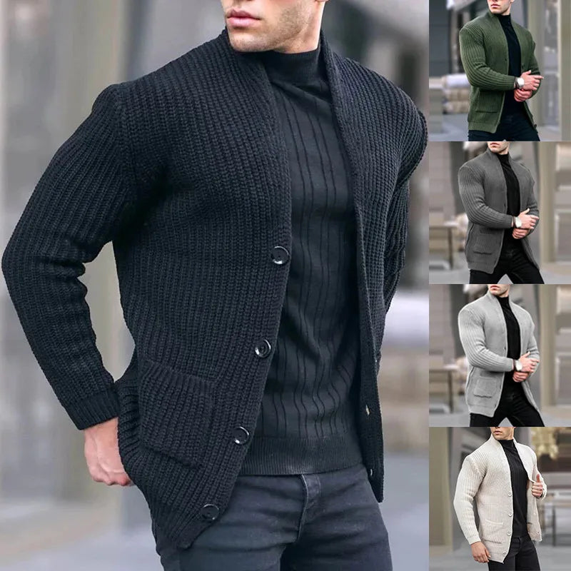 Tristan | Men’s Relaxed-Fit Knit Cardigan