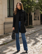 Rosa | Women’s Single-Breasted Long Coat