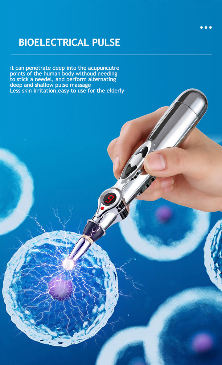 Pulse therapy massage pen for effective pain relief at home