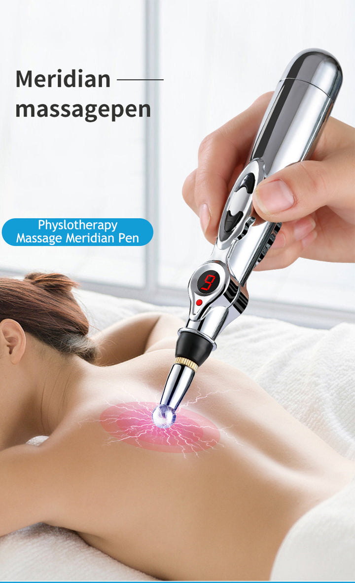 Wellness device kit including electronic meridian energy pen