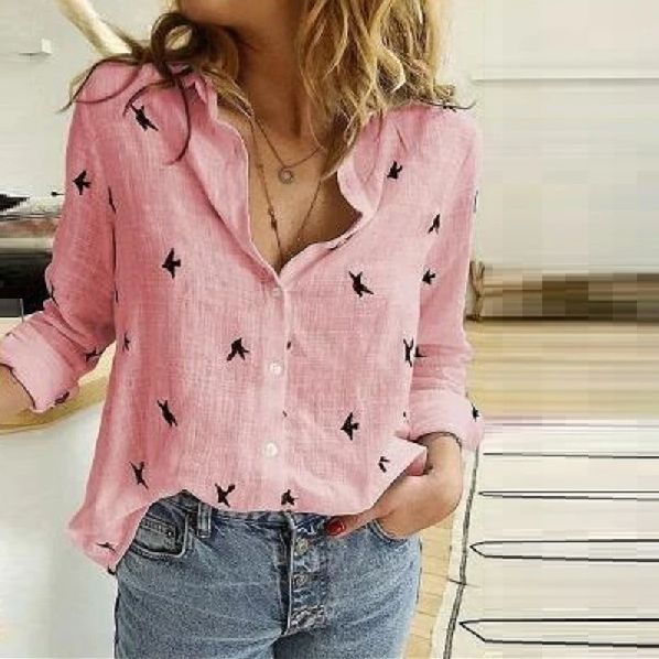 Full length view of a versatile casual wear top for women