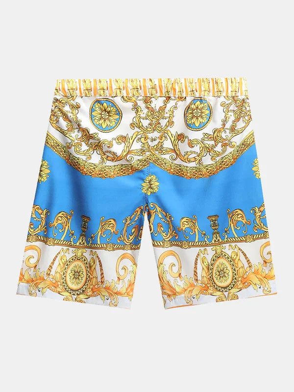 Complete mens holiday matching set featuring luxurious Baroque design