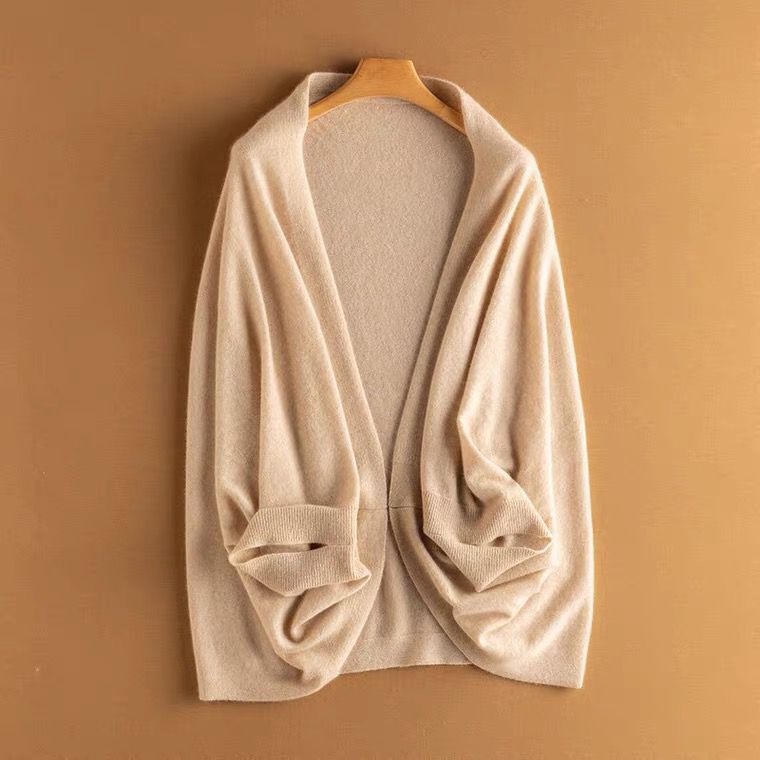 Elegant shawl wrap styled casually for cold weather outfits and daily wear