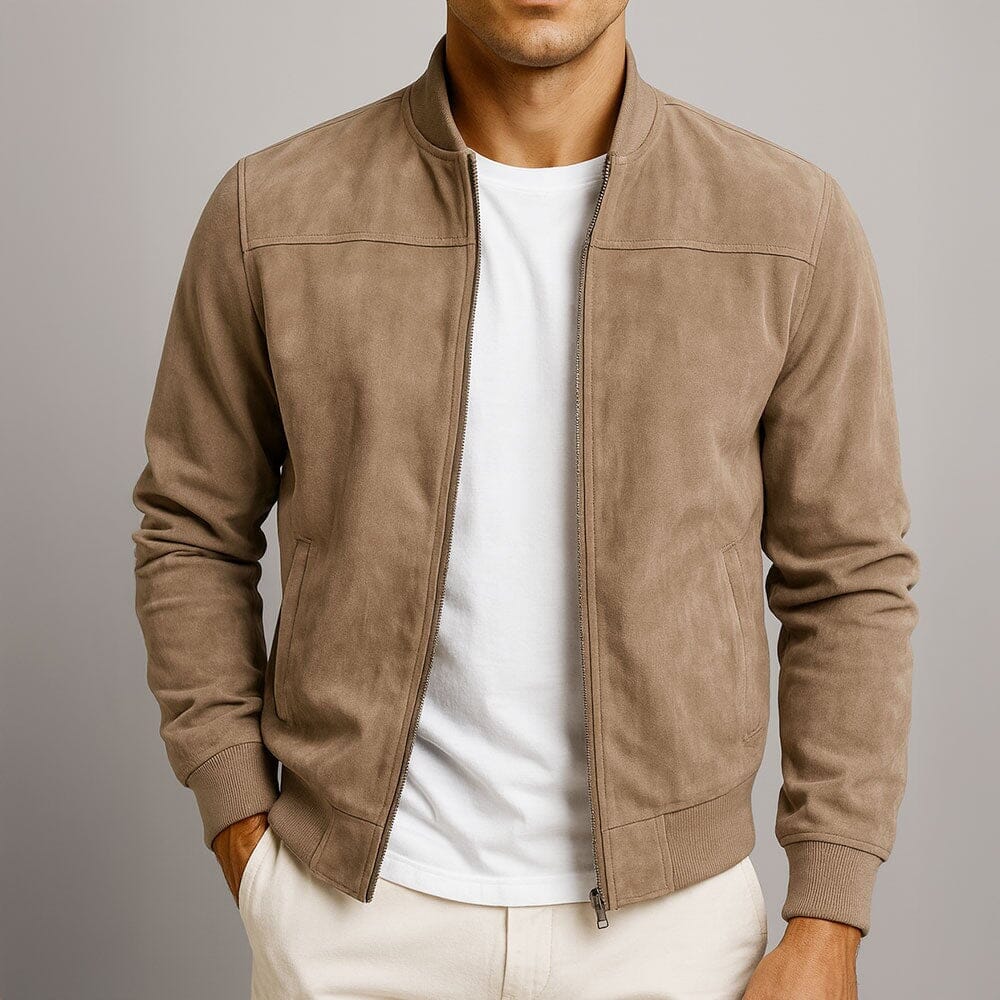 Tucker | Men’s Slim-Fit Suede Jacket