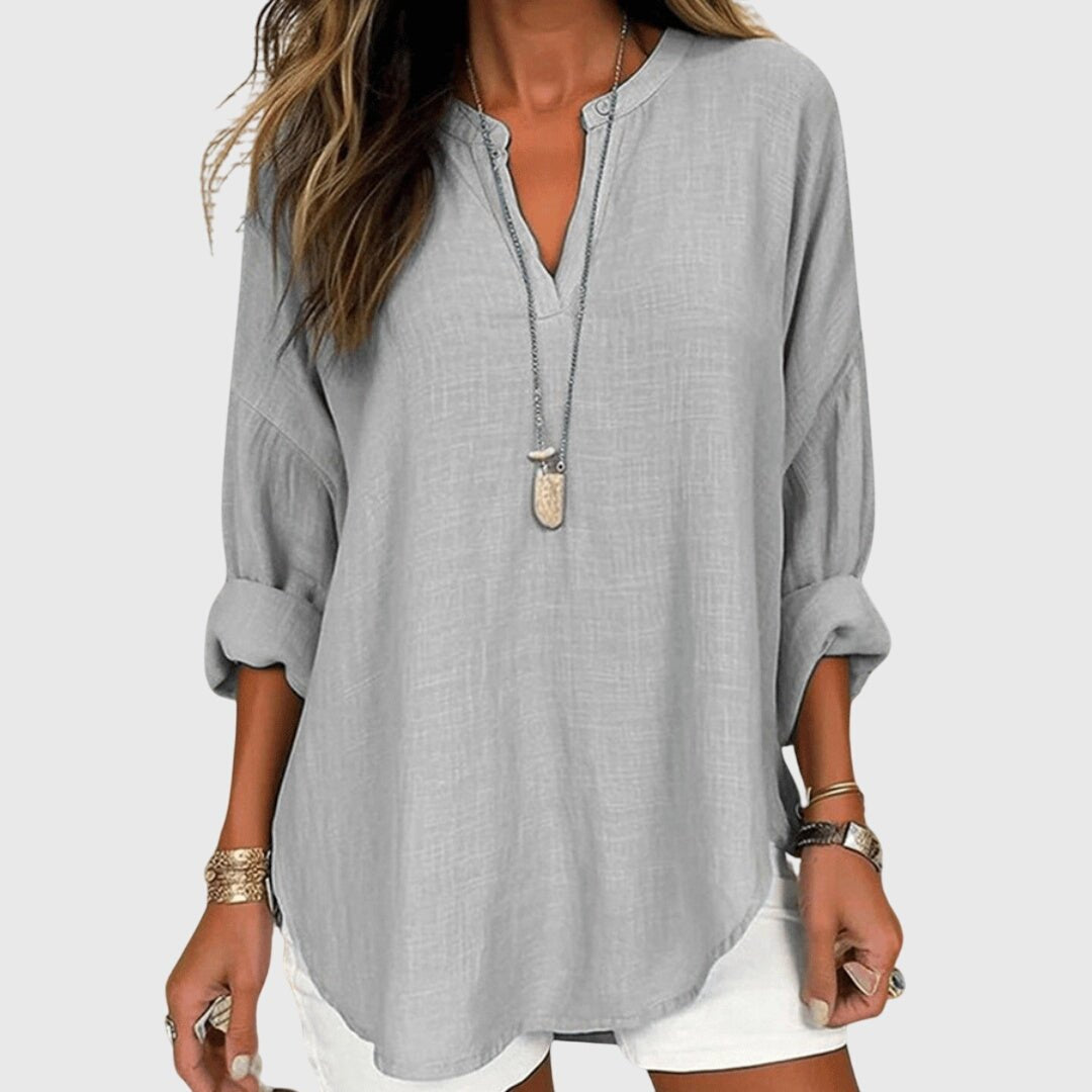 Long sleeve top and casual blouse for women's fashion