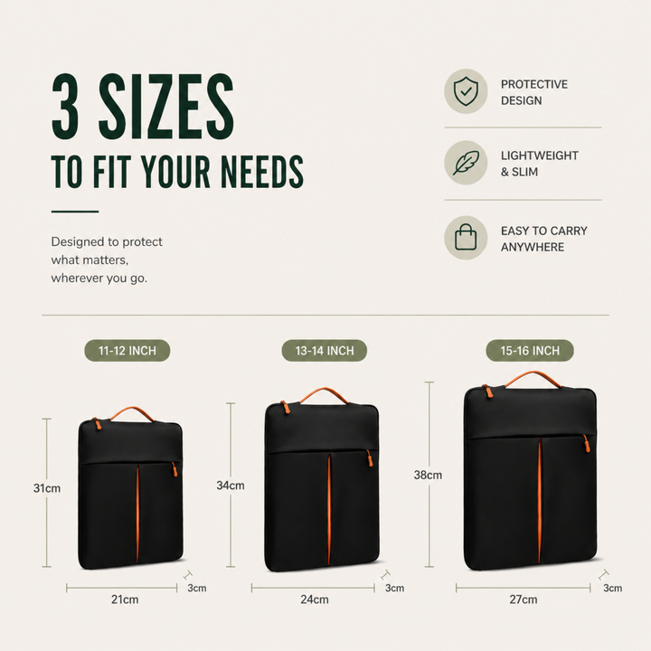 Minimalist computer bag showcasing reinforced stitching and corners