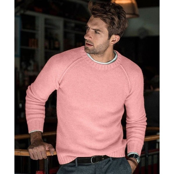 Stylish men knitwear pullover sweater ideal for daily casual wear