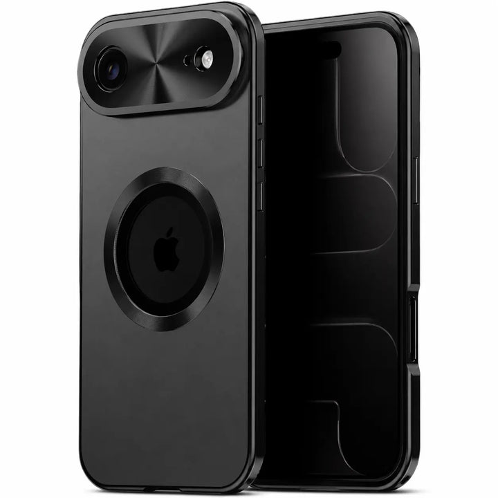 High-security anti-spy phone cover with metal reinforcement