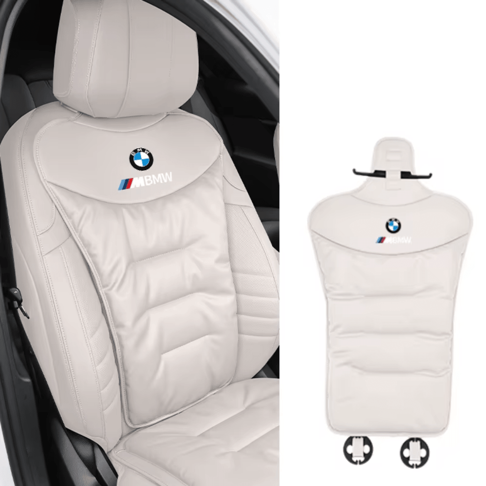 Ergonomic car back cushion providing lumbar support for driving comfort