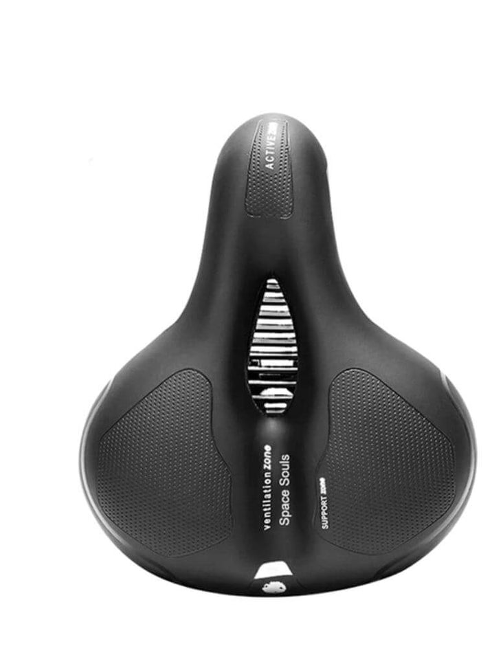 Waterproof surface texture close-up of the bicycle saddle accessory