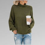 Thalia | Women’s Chunky Turtleneck Long Sleeve Sweater