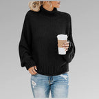 Thalia | Women’s Chunky Turtleneck Long Sleeve Sweater