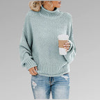 Thalia | Women’s Chunky Turtleneck Long Sleeve Sweater