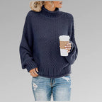 Thalia | Women’s Chunky Turtleneck Long Sleeve Sweater