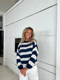 Mirelle | Women’s Striped Sleeve Sweater