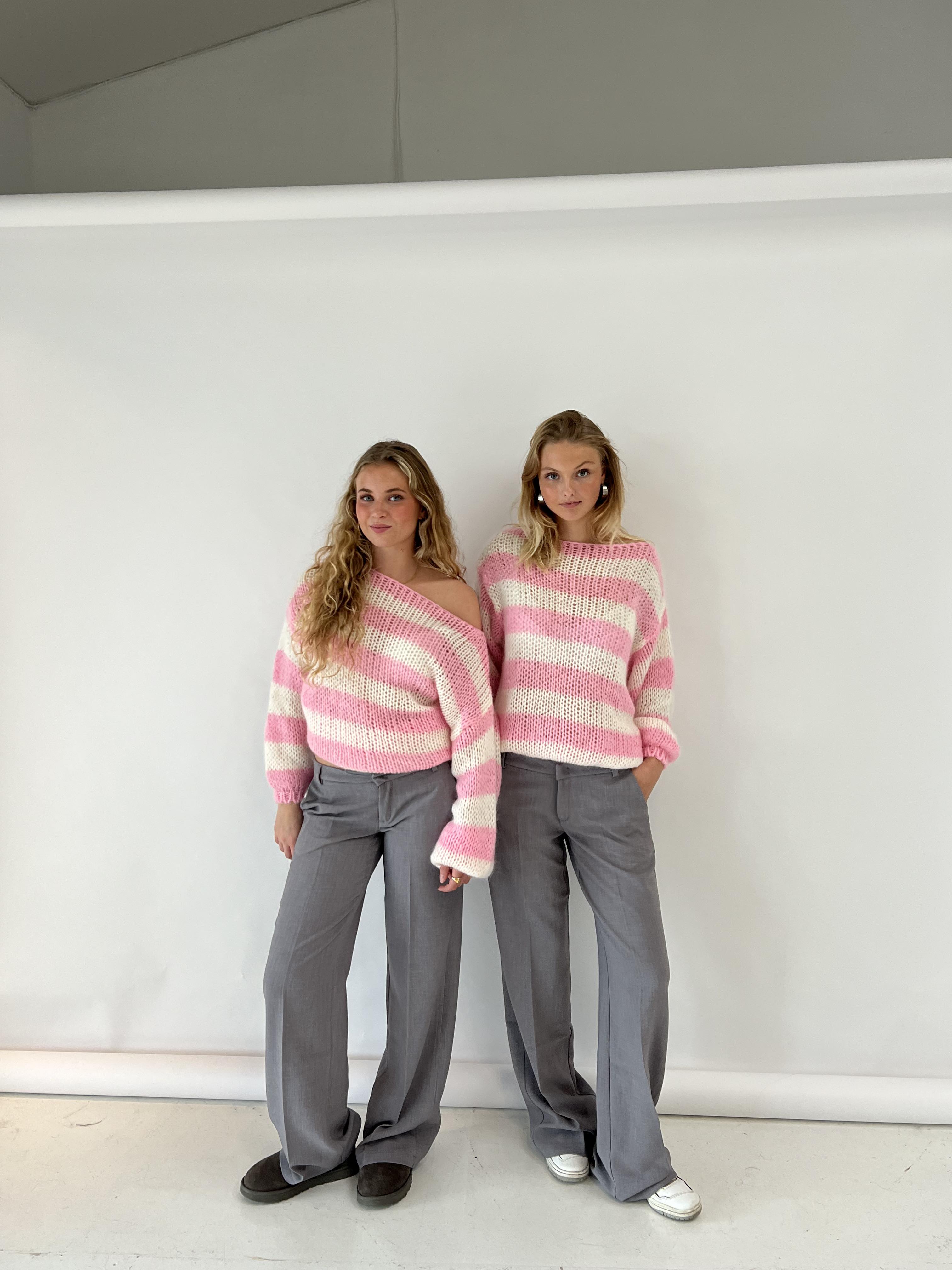 Mirelle | Women’s Striped Sleeve Sweater