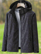 Bryony | Women’s Leaf Print Hooded Waterproof Jacket