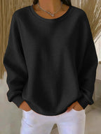 Rosalie | Women’s Textured Round Neck Long Sleeve Sweater