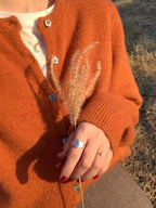 Virellea | Women’s V Neck Button Cardigan
