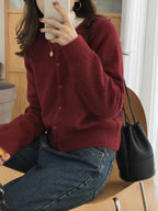 Virellea | Women’s V Neck Button Cardigan