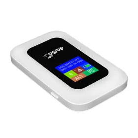 Travel router mobile hotspot packaged in box with USB charging cable included