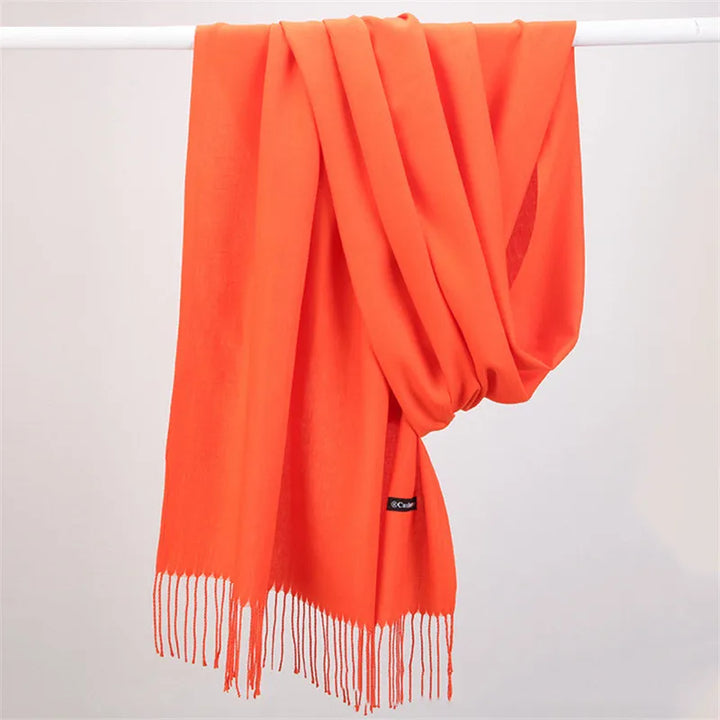 Long scarf styled multiple ways for casual daily womens accessories