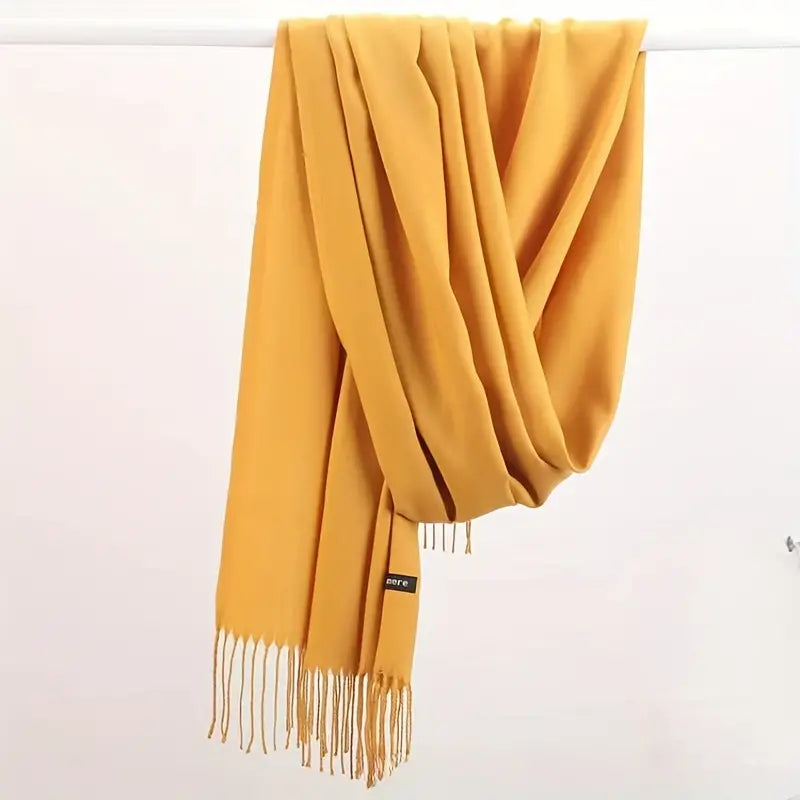 Comfortable and warm scarf ideal for seasonal outerwear styling