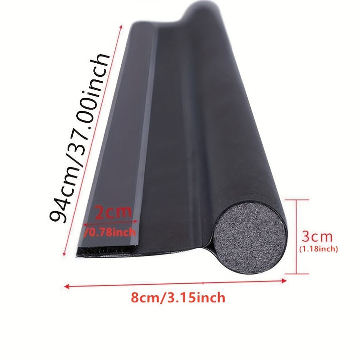 Universal door draft excluder seal for home insulation and energy saving