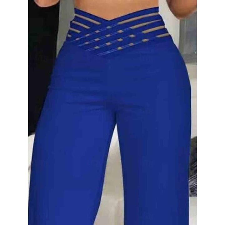 Flowy wide-leg pants for women with a flattering high waistline and comfortable fit