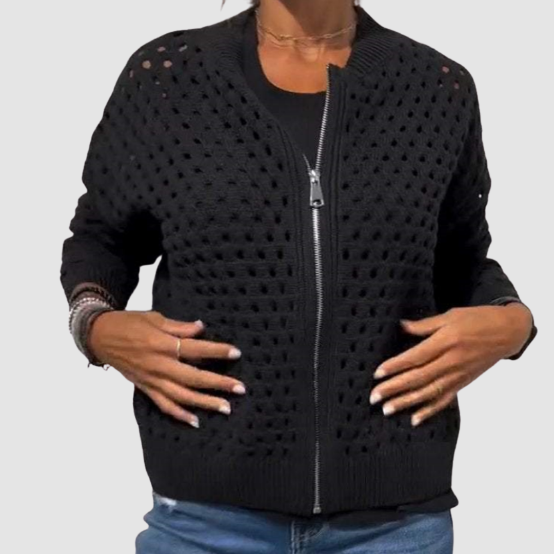 Trisha | Women’s Zip-Front Cardigan