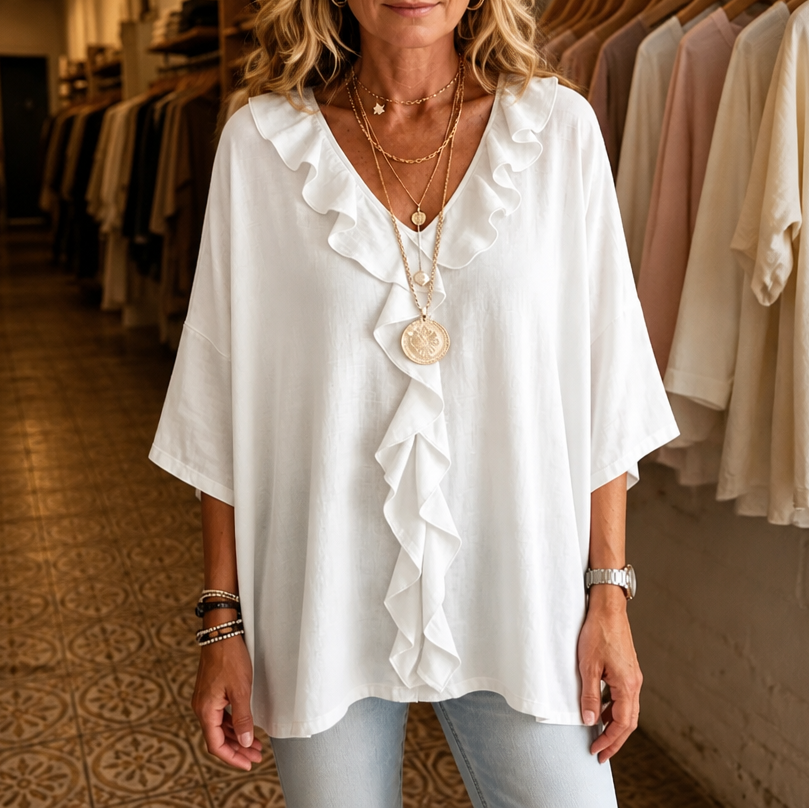 Full outfit inspiration featuring the comfortable women's fashion shirt