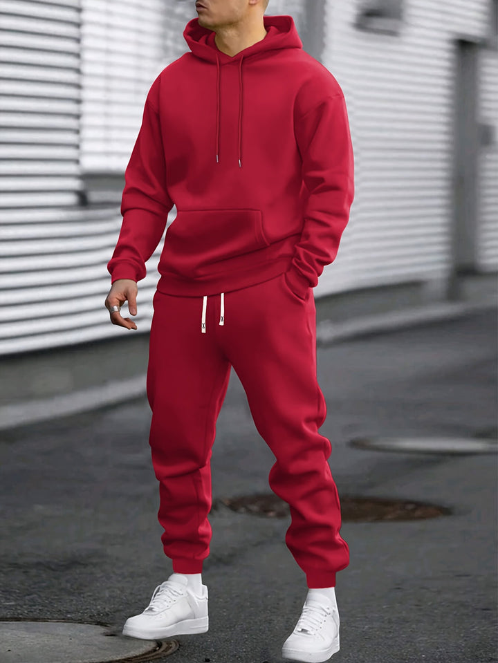 Activewear two piece set featuring comfortable fleece joggers
