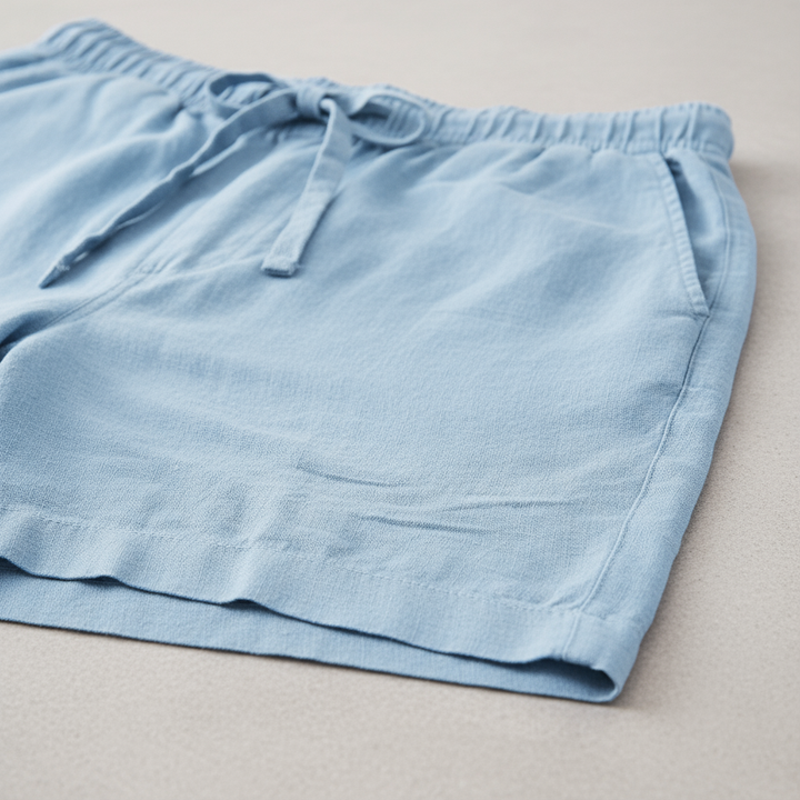 Men's bottoms styled for casual summer wear and outdoor activities