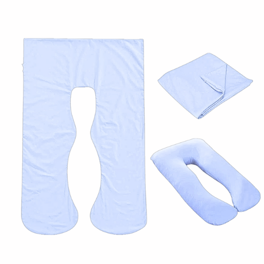 Long full body pillow protector, soft fabric bedroom accessory