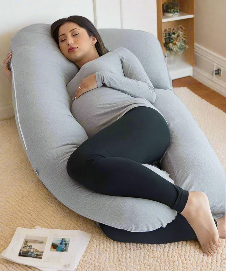 Granville maternity body pillow contouring around the body for total support