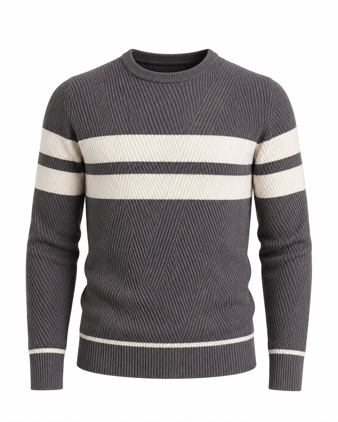 Benton | Men’s Crew-Neck Knit Sweater