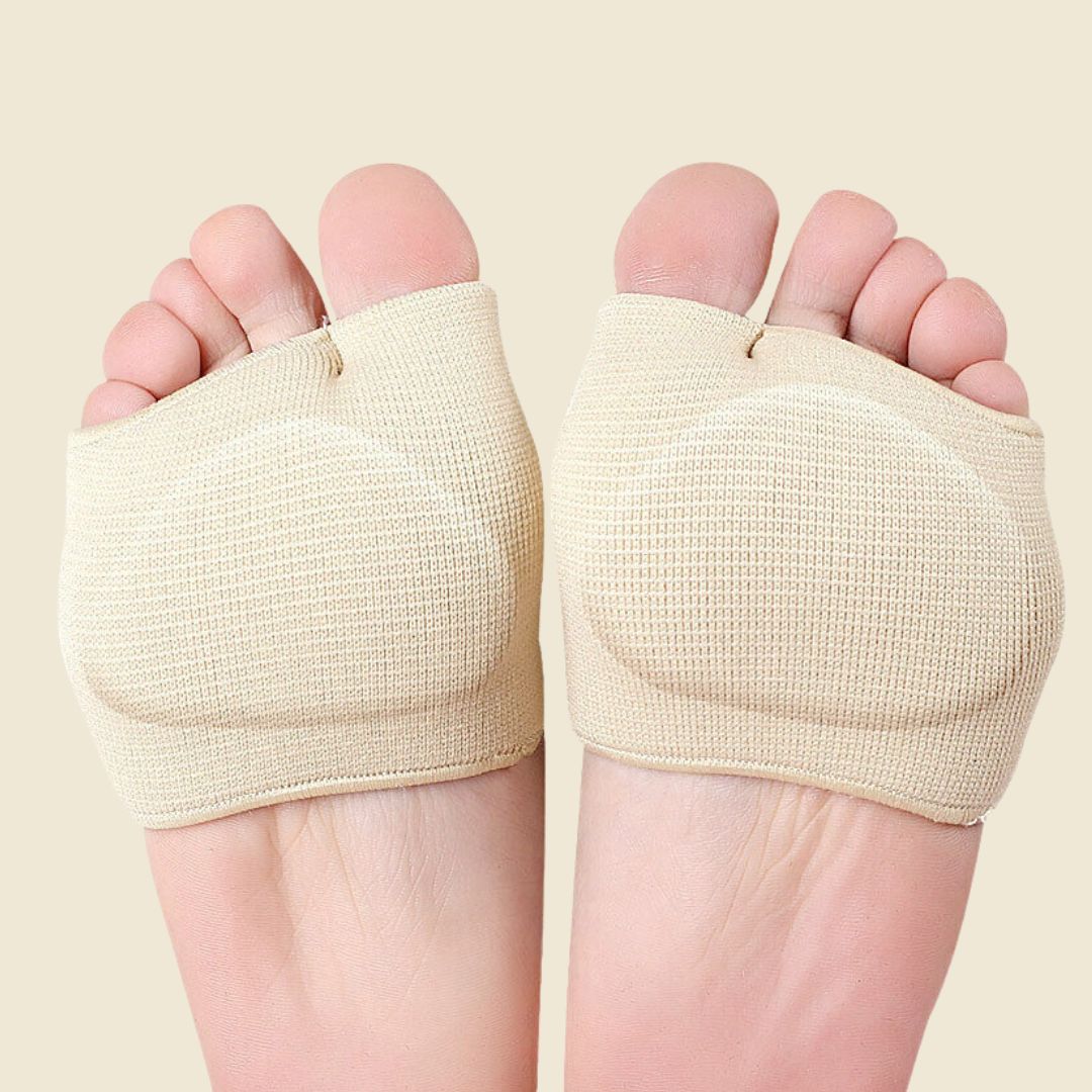 Unisex gel metatarsal pad sleeve for forefoot pain relief and ball of foot cushioning
